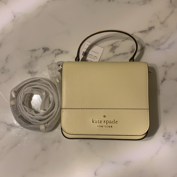 COPY - Kate Spade pale yellow purse - Picture 2 of 2